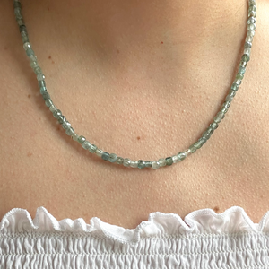 Apatite Necklace, 4mm