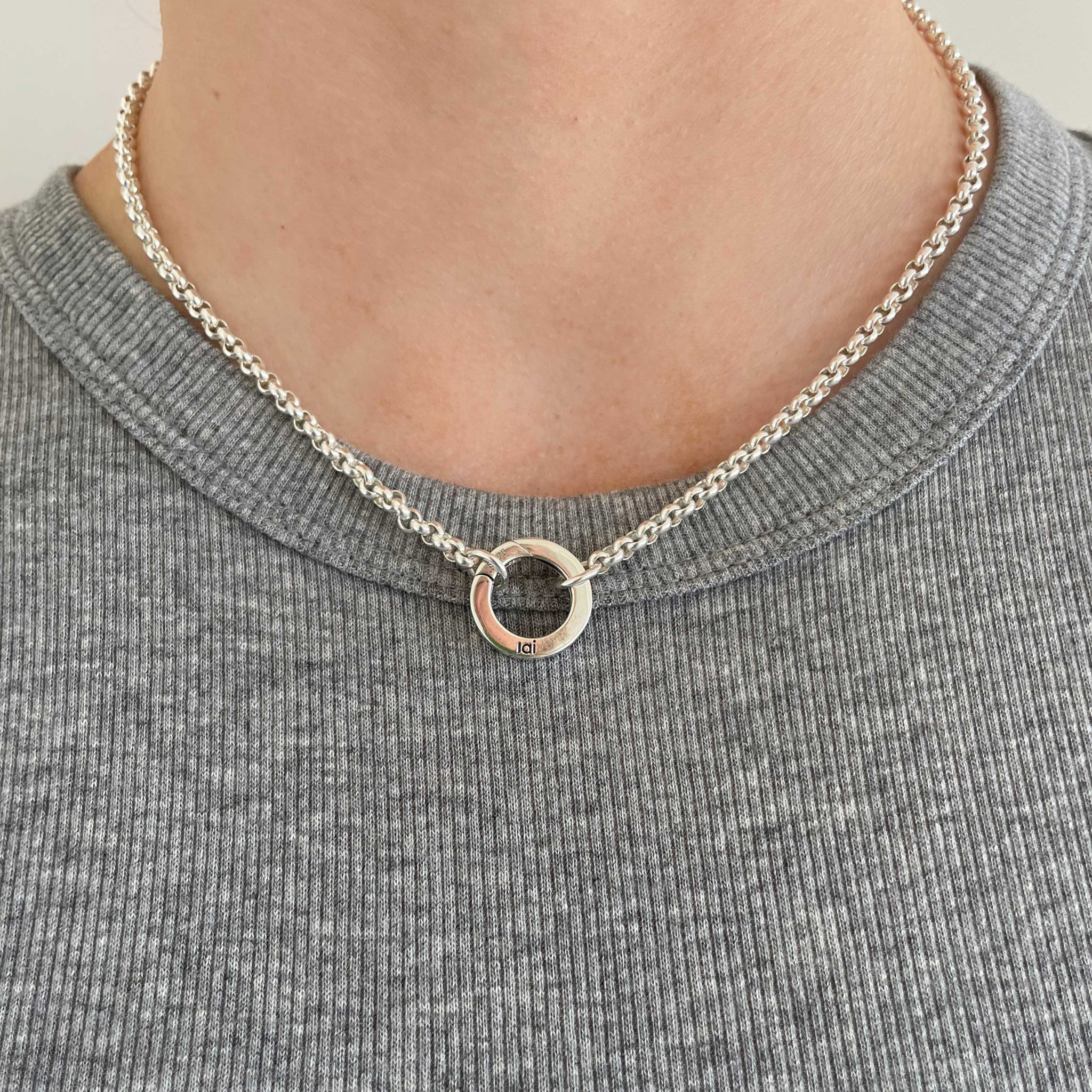 Charm clasp for necklace on sale
