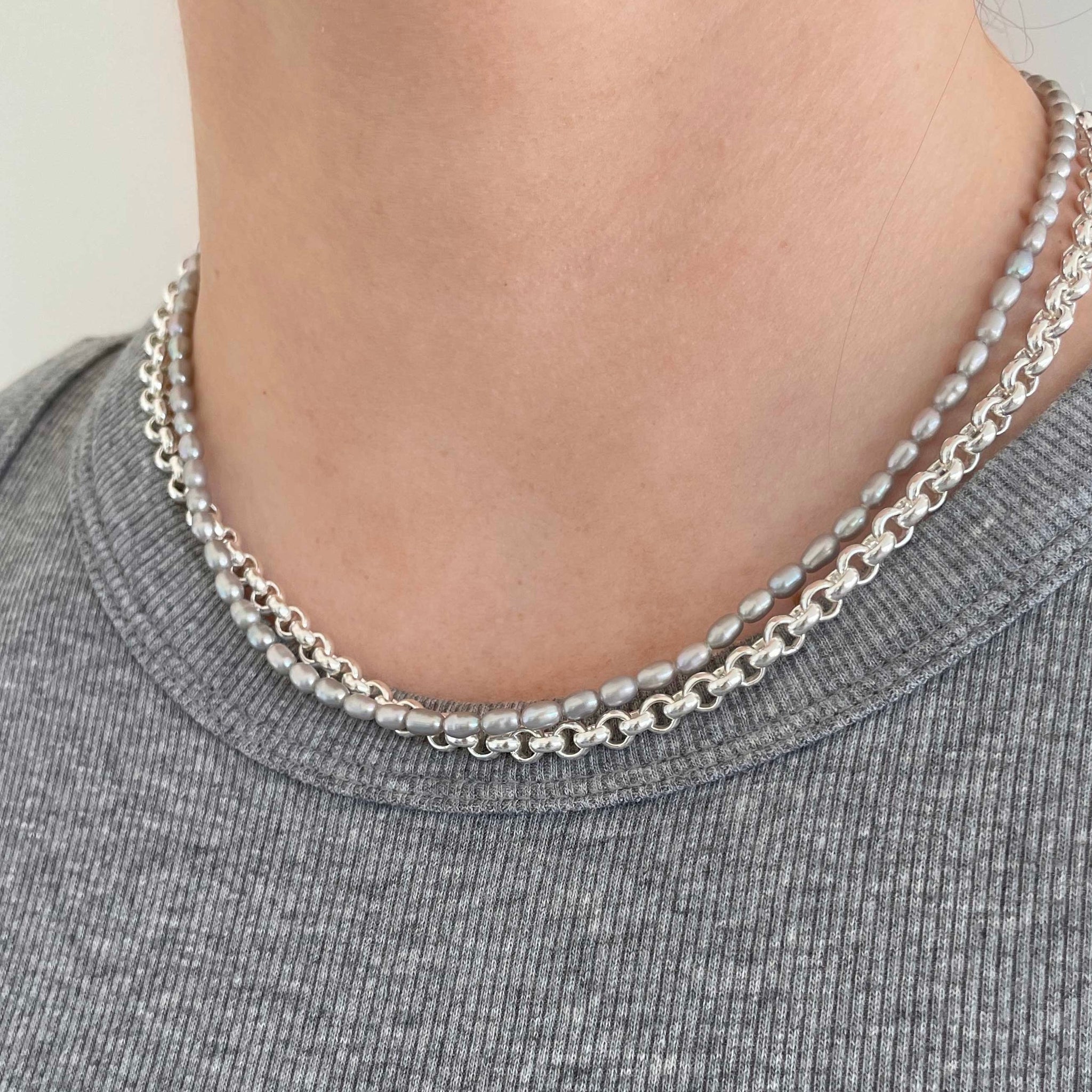 Sterling Silver Layering Necklace Collection, 5 Styles