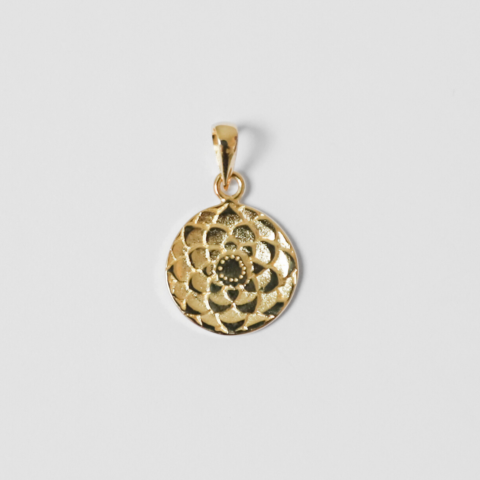 Lotus Flower, Gold Vermeil