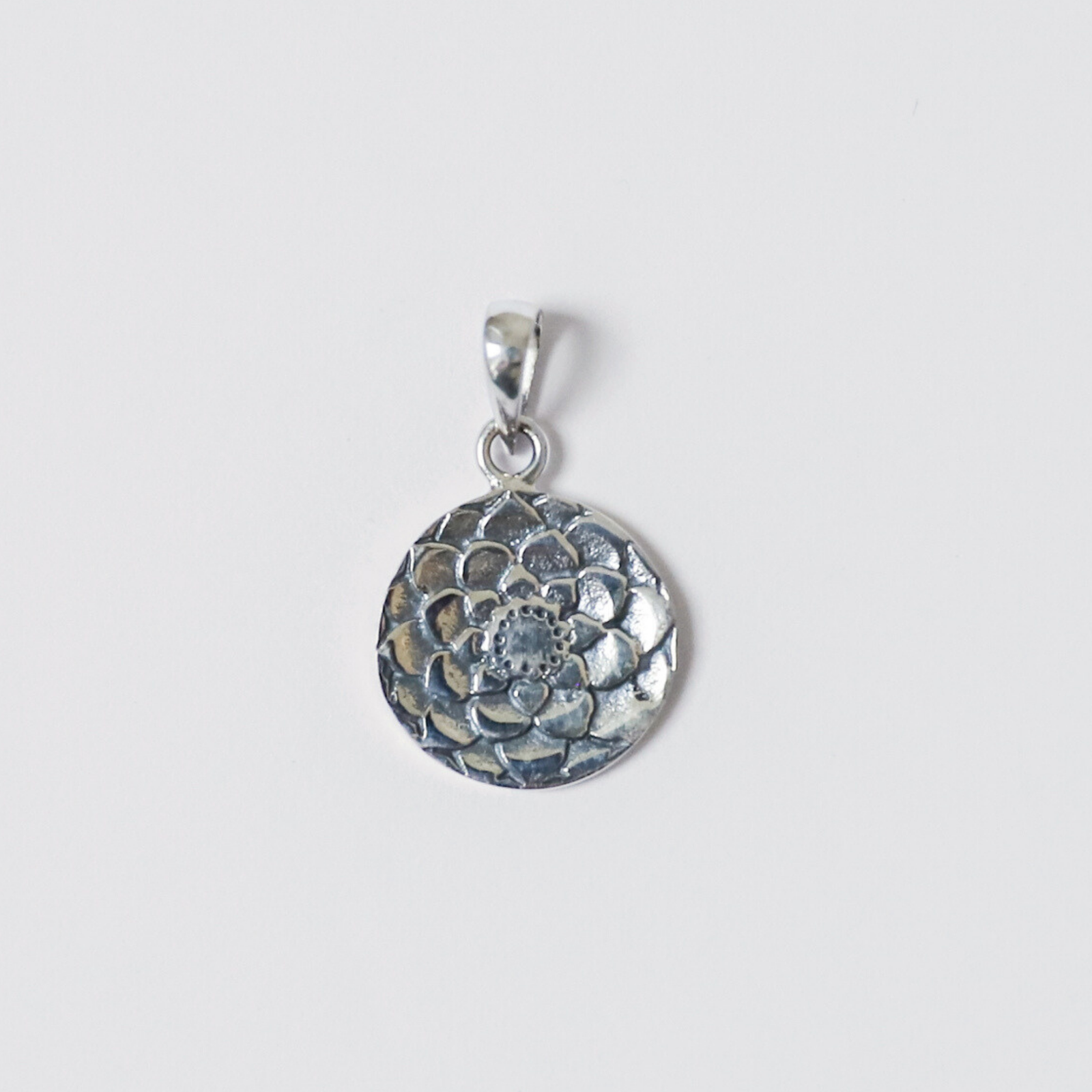 Lotus Flower, Sterling Silver
