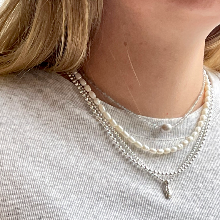 3mm Ball Chain Necklace, 18"